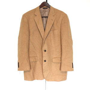 Brooks Brothers Loro Piana Camel Hair Single Breasted Tan Sport Coat Blazer 45L